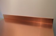 Copper kitchen worktops units