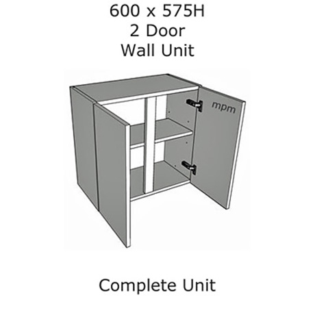 Hybrid 600mm wide x 575mm high 2 Door Wall Units