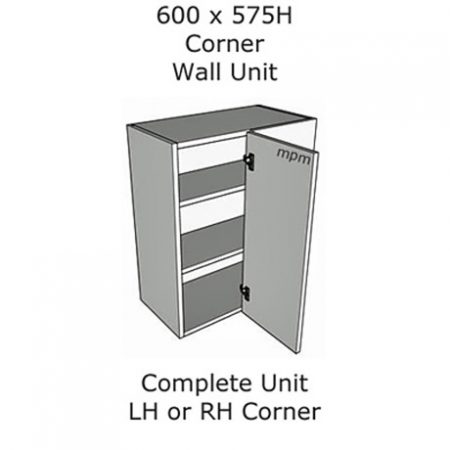 600mm wide x 575mm high Corner Wall Units