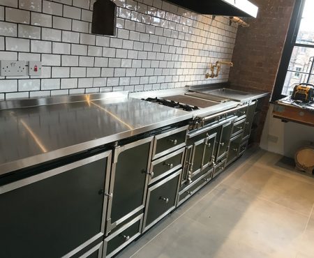 Luxury Stainless steel bespoke kitchen
