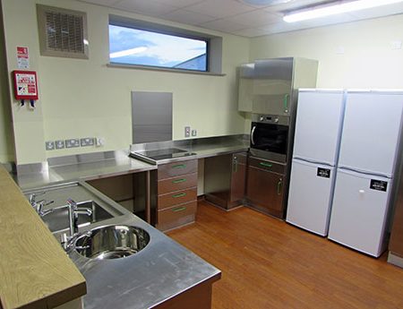 Fire Station Stainless Steel Kitchen