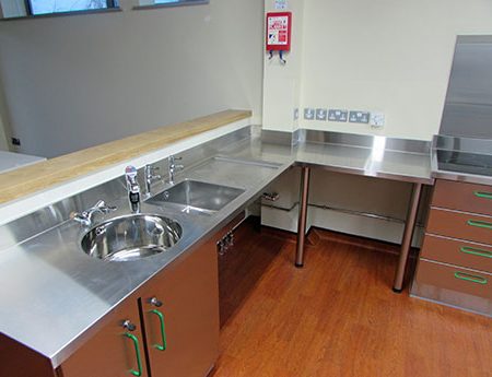 Fire Station Stainless Steel Kitchen