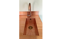 Made To Measure Copper Worktops Sinks and Drainers