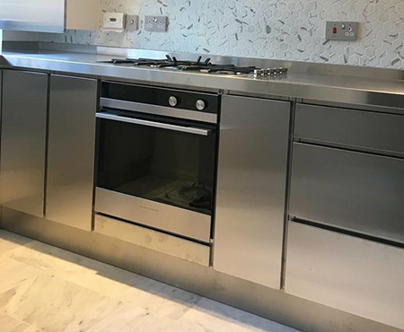 Made to Measure Stainless Steel Worktops